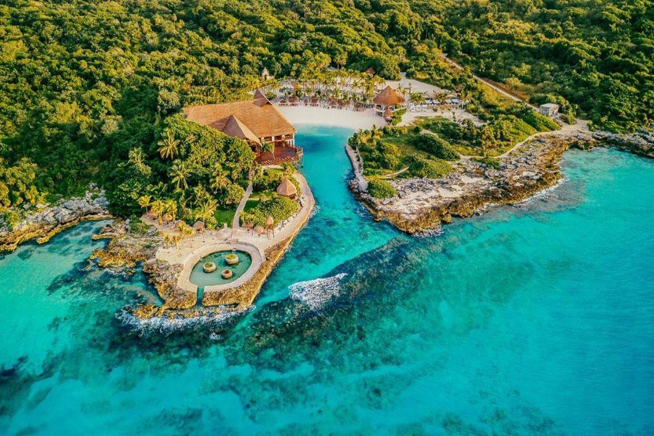 Occidental At Xcaret Destination Hotel Playa del Carmen Bagian luar foto Aerial view of the resort