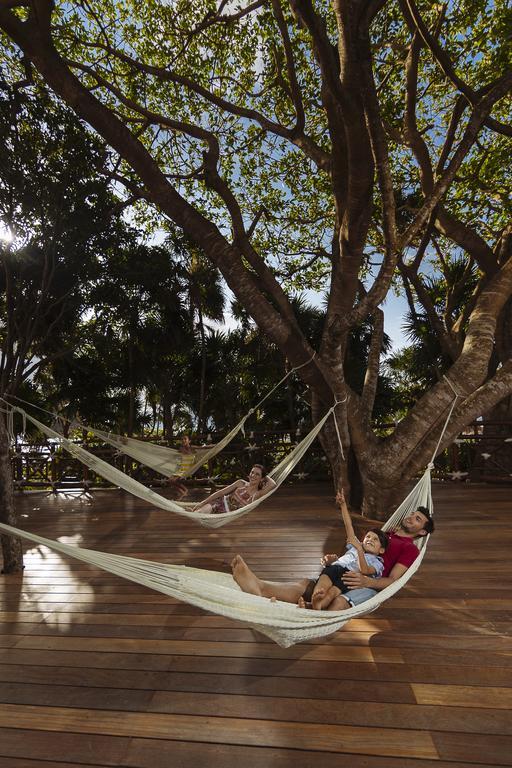 Occidental At Xcaret Destination Hotel Playa del Carmen Bagian luar foto Hammocks at the resort