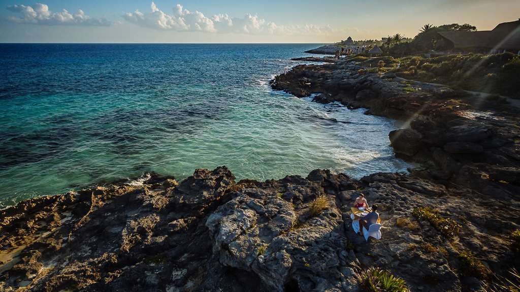 Occidental At Xcaret Destination Hotel Playa del Carmen Bagian luar foto View of the coast of the island of Elba
