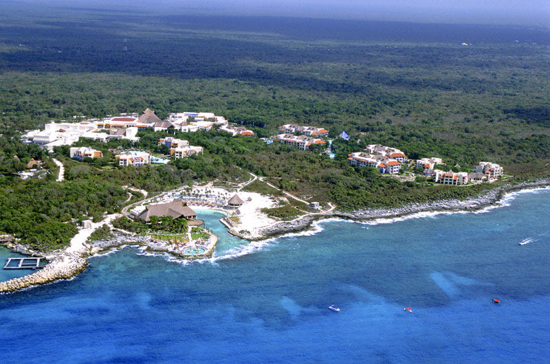 Occidental At Xcaret Destination Hotel Playa del Carmen Bagian luar foto Aerial view of Xcarett